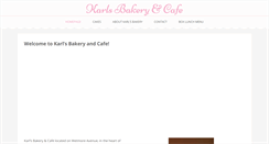 Desktop Screenshot of karls-bakery.com