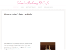 Tablet Screenshot of karls-bakery.com